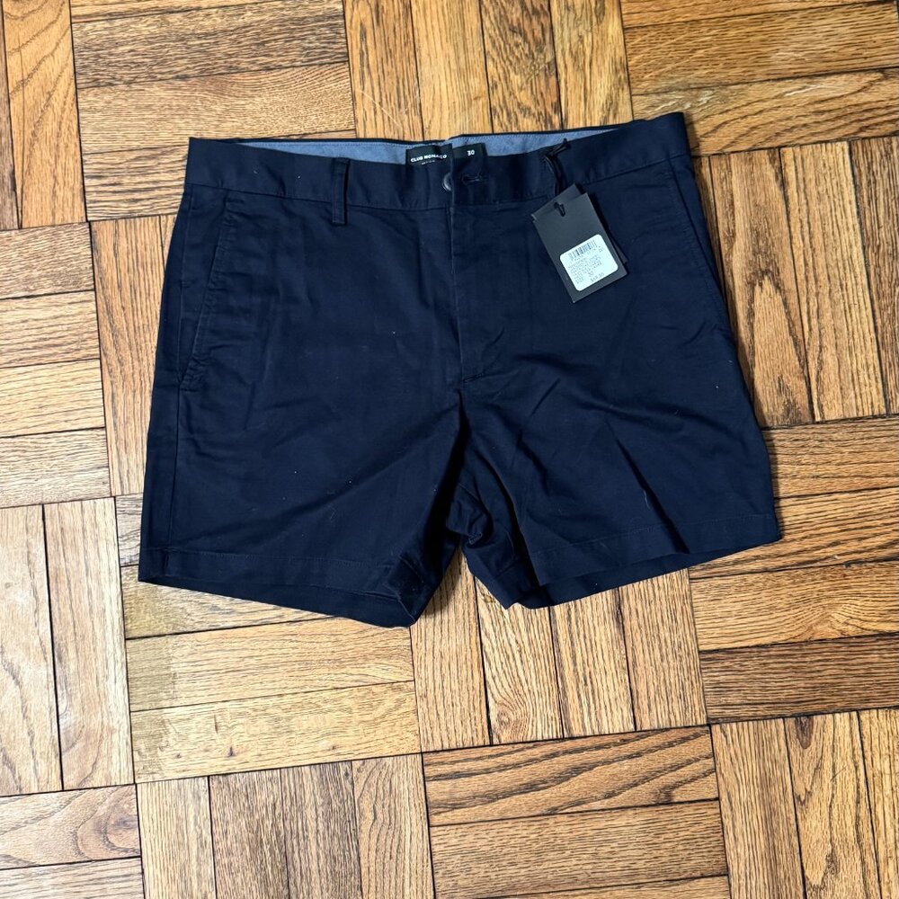club monaco brand bermuda shorts